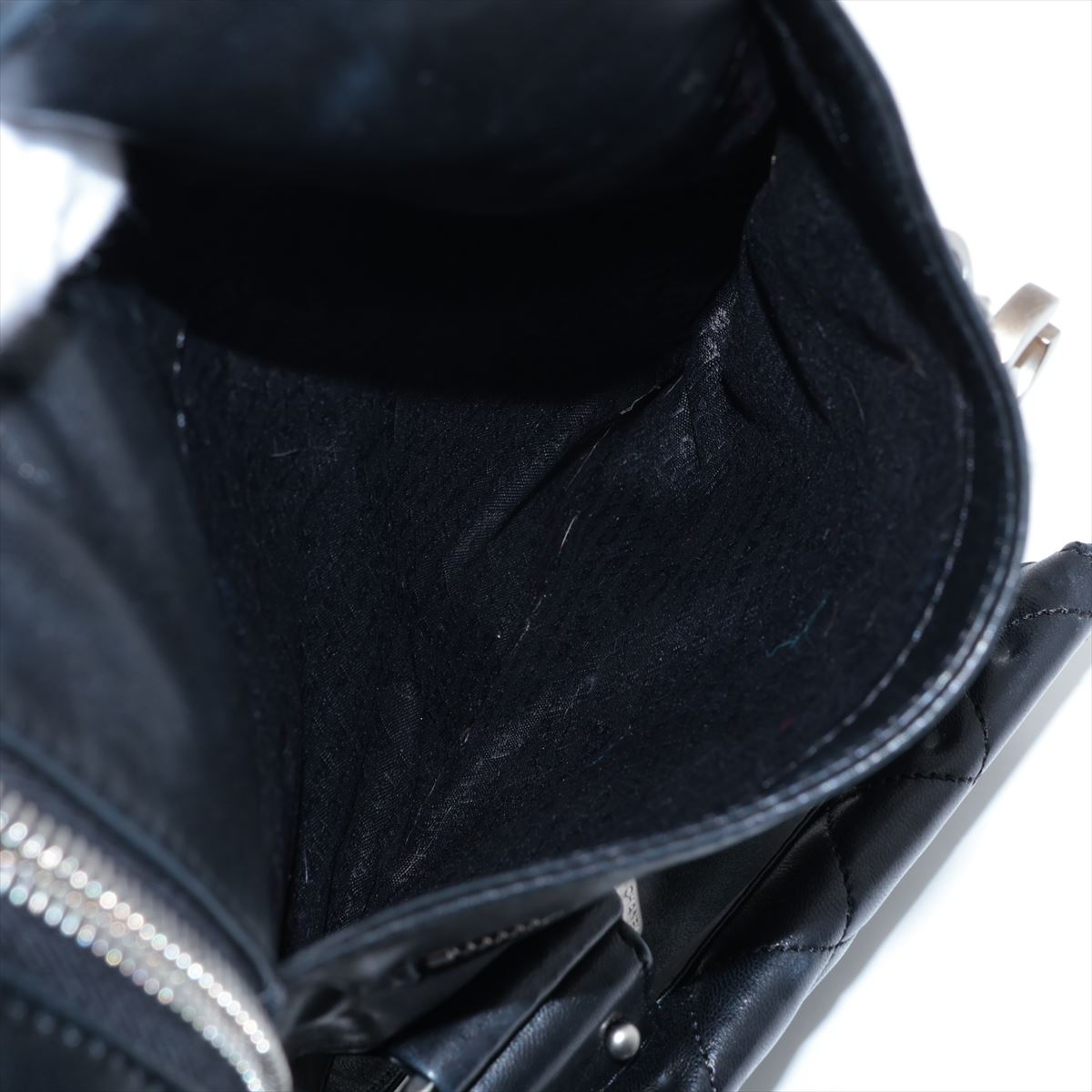 Chanel Matrasse  Body Bag Jacket Black Silver G  8th