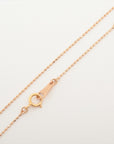 Agat diamond necklace K10 (PG) 2.1g 0.098 E