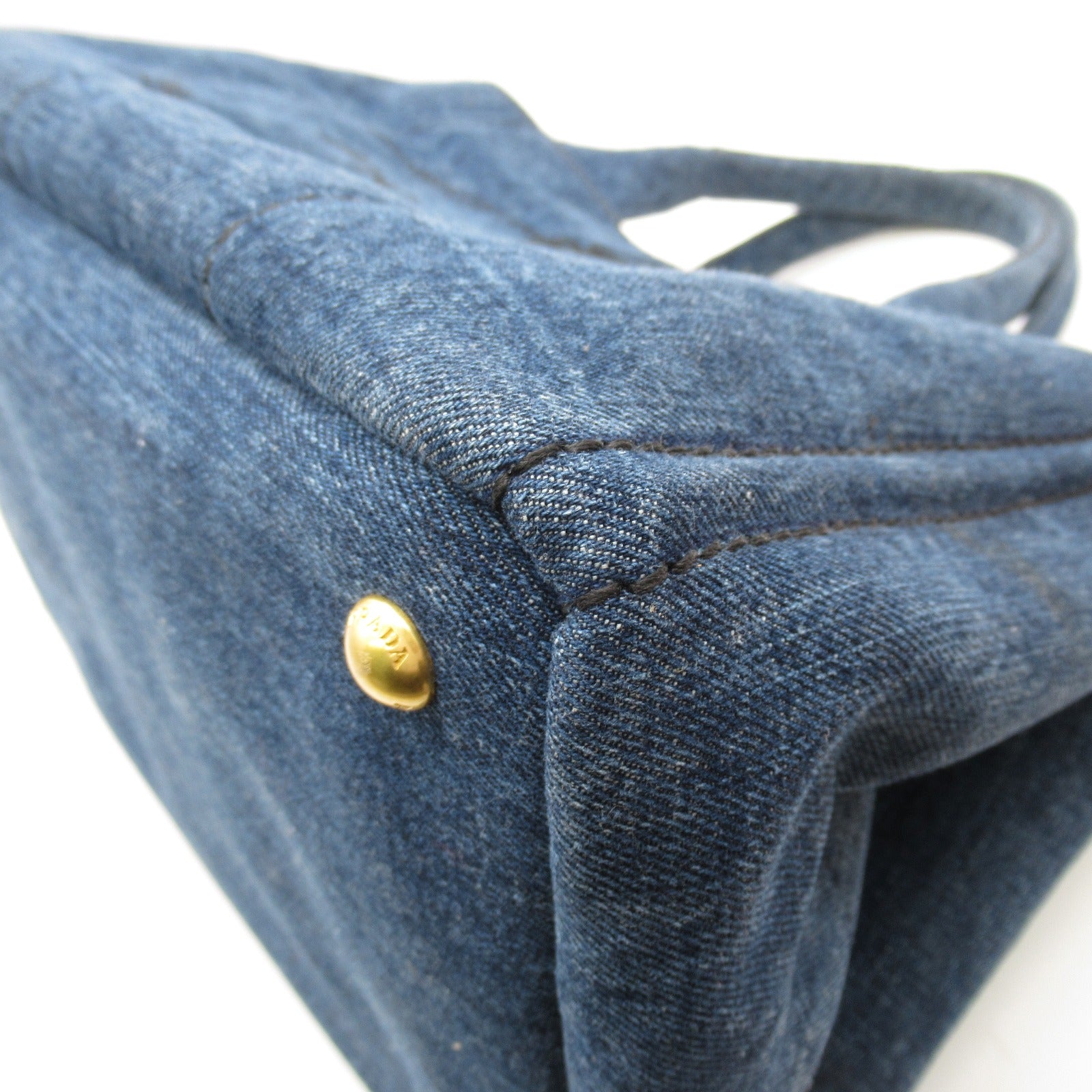 Prada Prada Handbag Bag Denim  Blue -