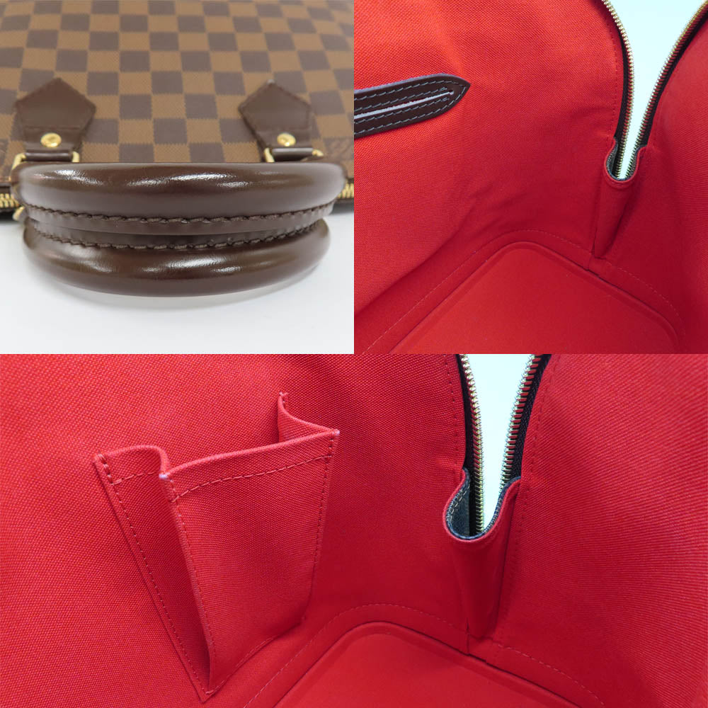 Louis Vuitton Alma N51131 Damier Evene Handbag Brown G    Leather