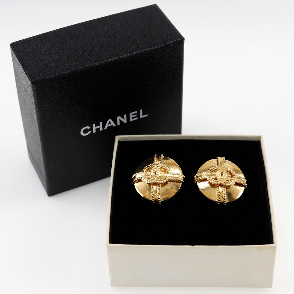 Chanel CHANEL COCOMARK Earring Vintage G  French made 1997 97A  20.2g COCO Mark