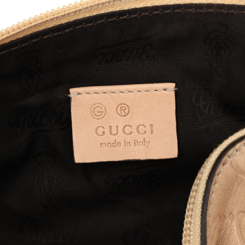 Gucci Pouche 272367 Beige Leather  Gucci Gucci