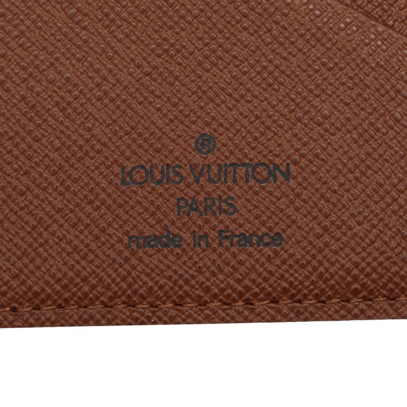 Louis Vuitton Monogram Carnet Nonetebook Manual Notebook Manual Cover M60110 Brown PVC  Louis Vuitton