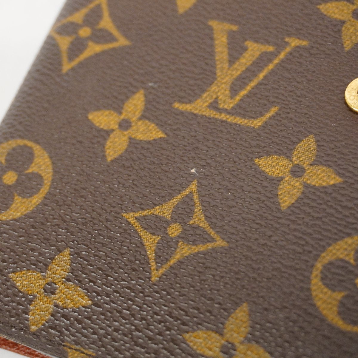 Pre-Owned Louis Vuitton Notebook Cover Agenda PM Brown Monogram