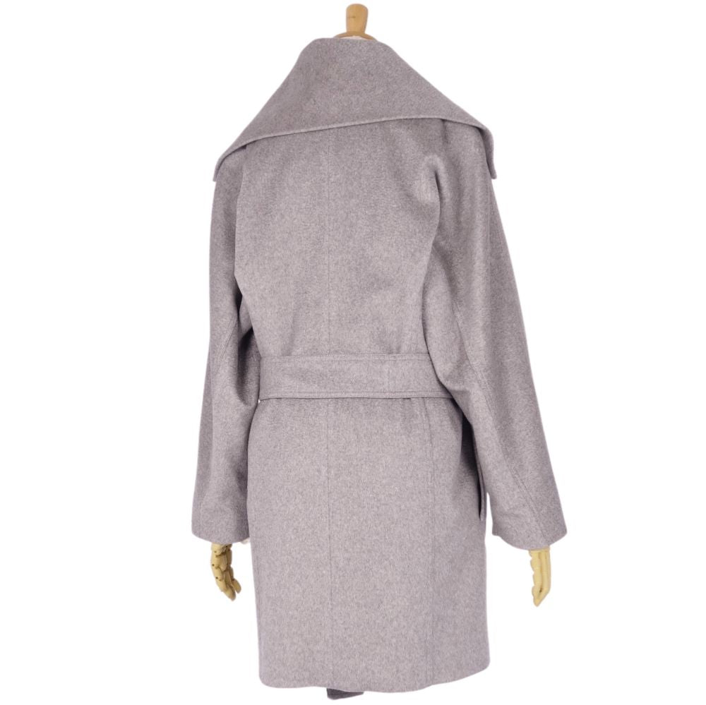 Max Mara Coat White Tag Long Coat Cashmere 100% Landless Out  Italian JI38 USA4 GB6 (M equivalent) Gr - Dry