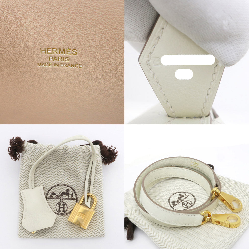 Hermes Bolide 25 Versailles Evercolor Mushroom Handbag 2WAY