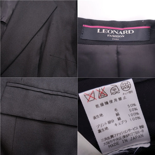 LEONARD FASHION  Shirt Jacket Shirt  9AR (M Equivalent) Black  E-