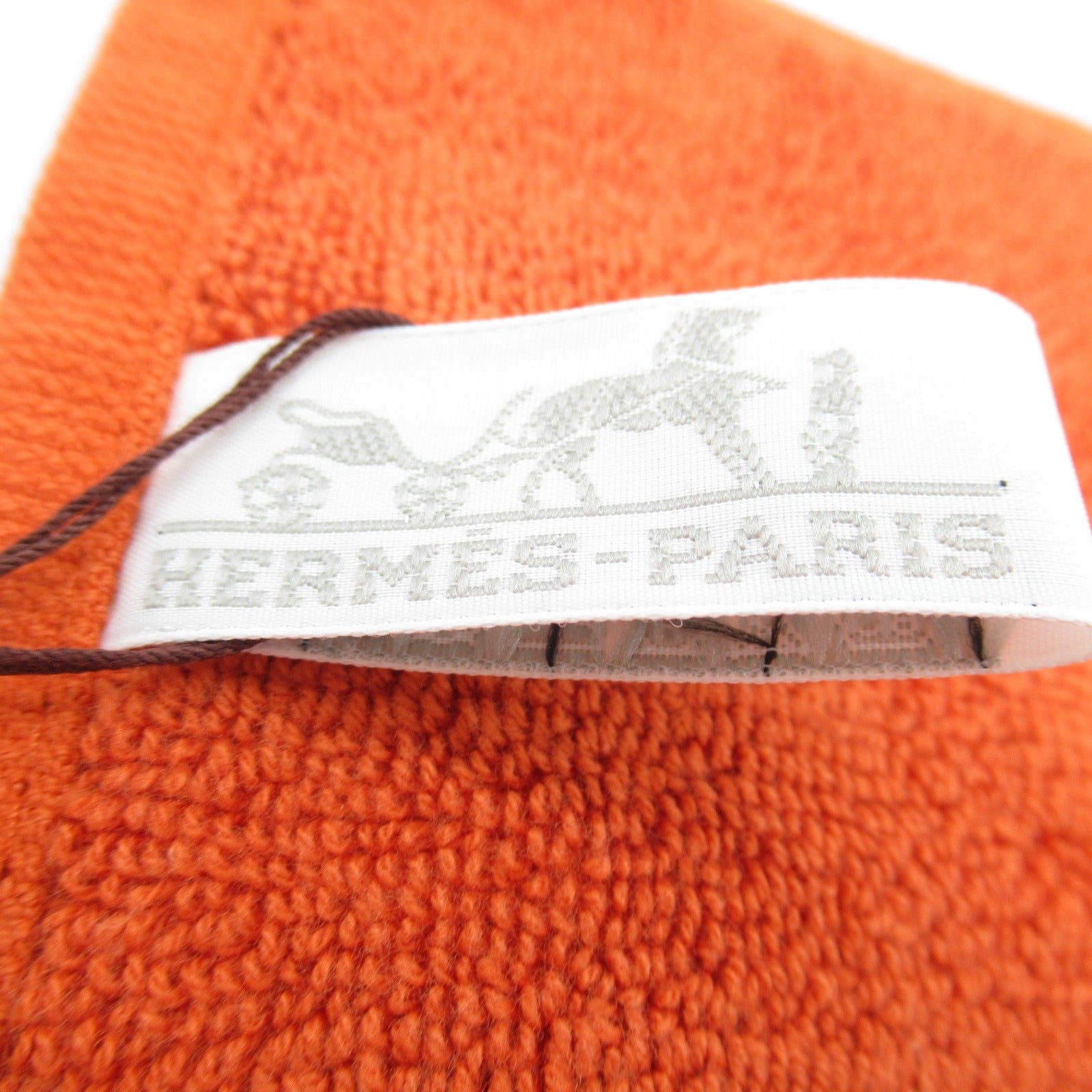 Hermes Hermes Hand- Clothes Cotton   Orange Ladies