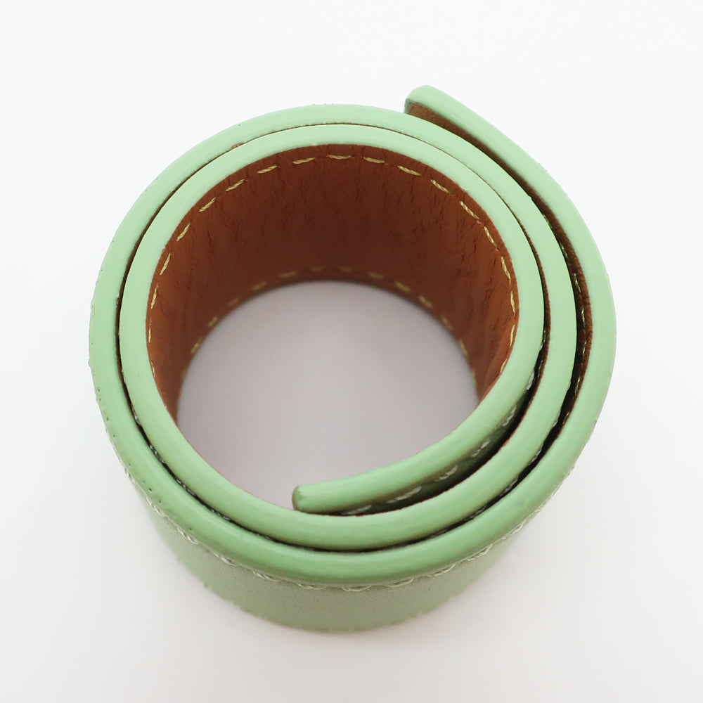 Loewe Sleep Bracelet Small Green Anagram Green Bangle Leather Accessoires Small Unisex  Other