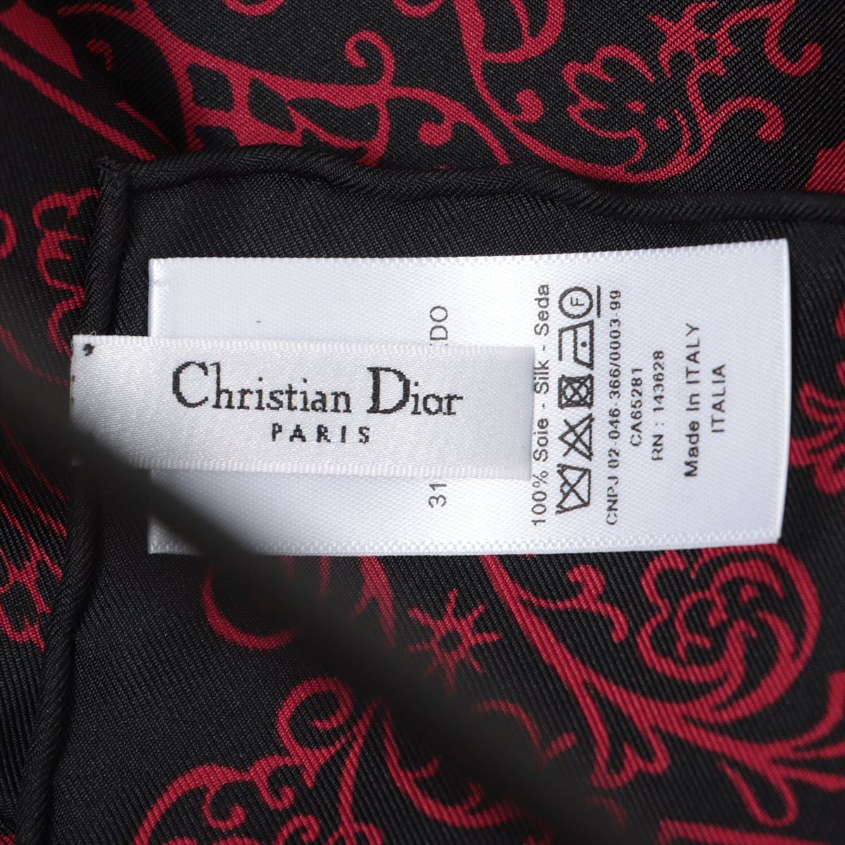 Dior  Silk Red  Black