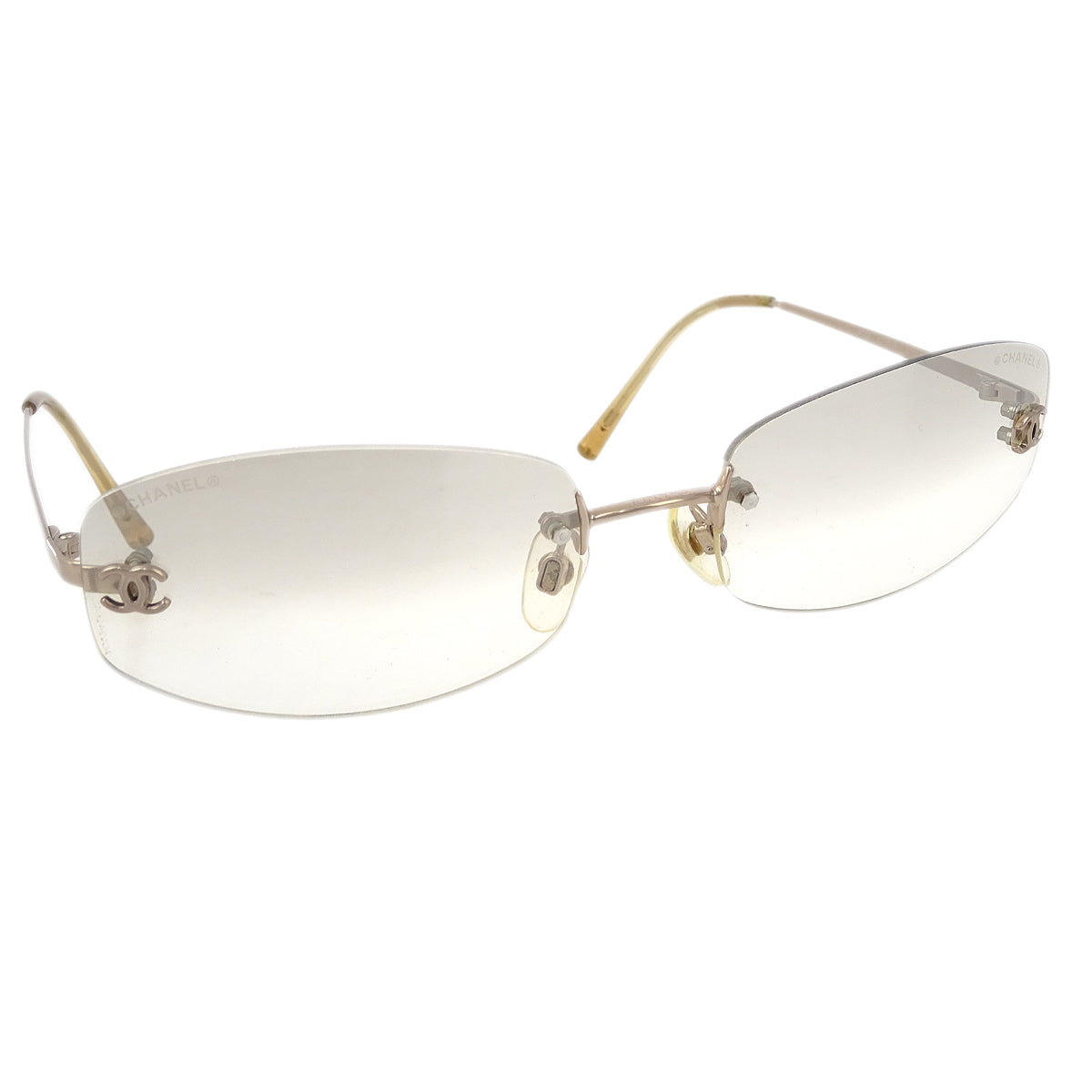 Chanel Sunglasses Eyewear Gray Small Good