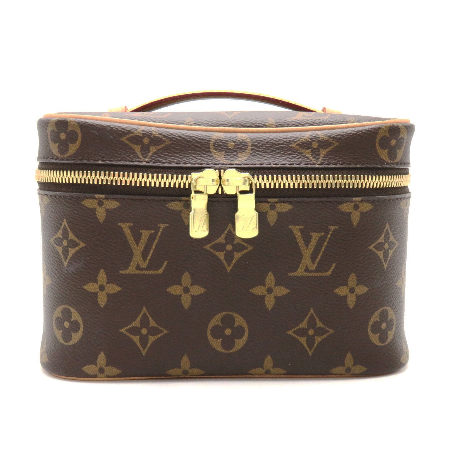 Louis Vuitton Louis Vuitton Nice Mini Vanity Bag Handbag PVC Coated Canvas Monogram  Brown M44495