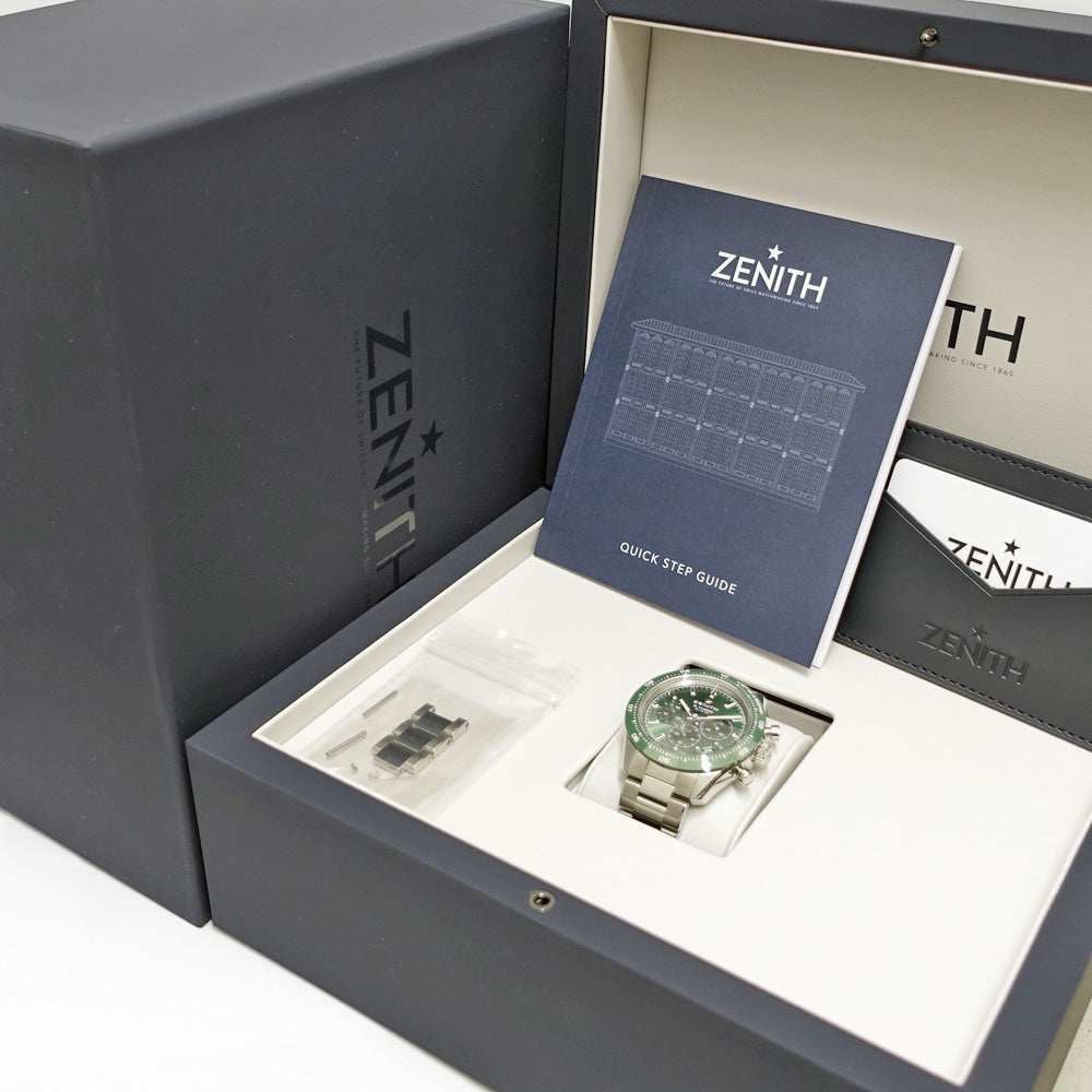 Zenith Chronomaster Sport Yosida Special Edition 03.3107.3600/56.M3100 244 Limited Green Green SS Automatic   Watch 2023