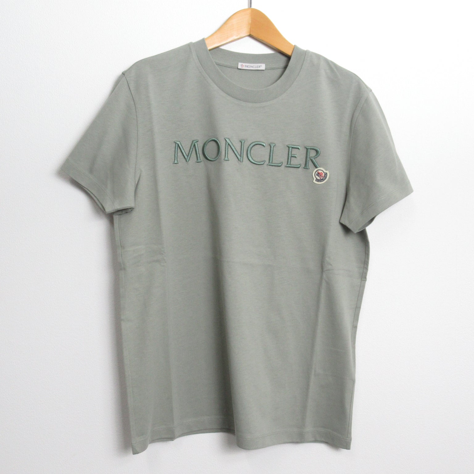 Moncler MONCLER  Half-Hand   Tops Cotton   Green 8C00006829HP92GM
