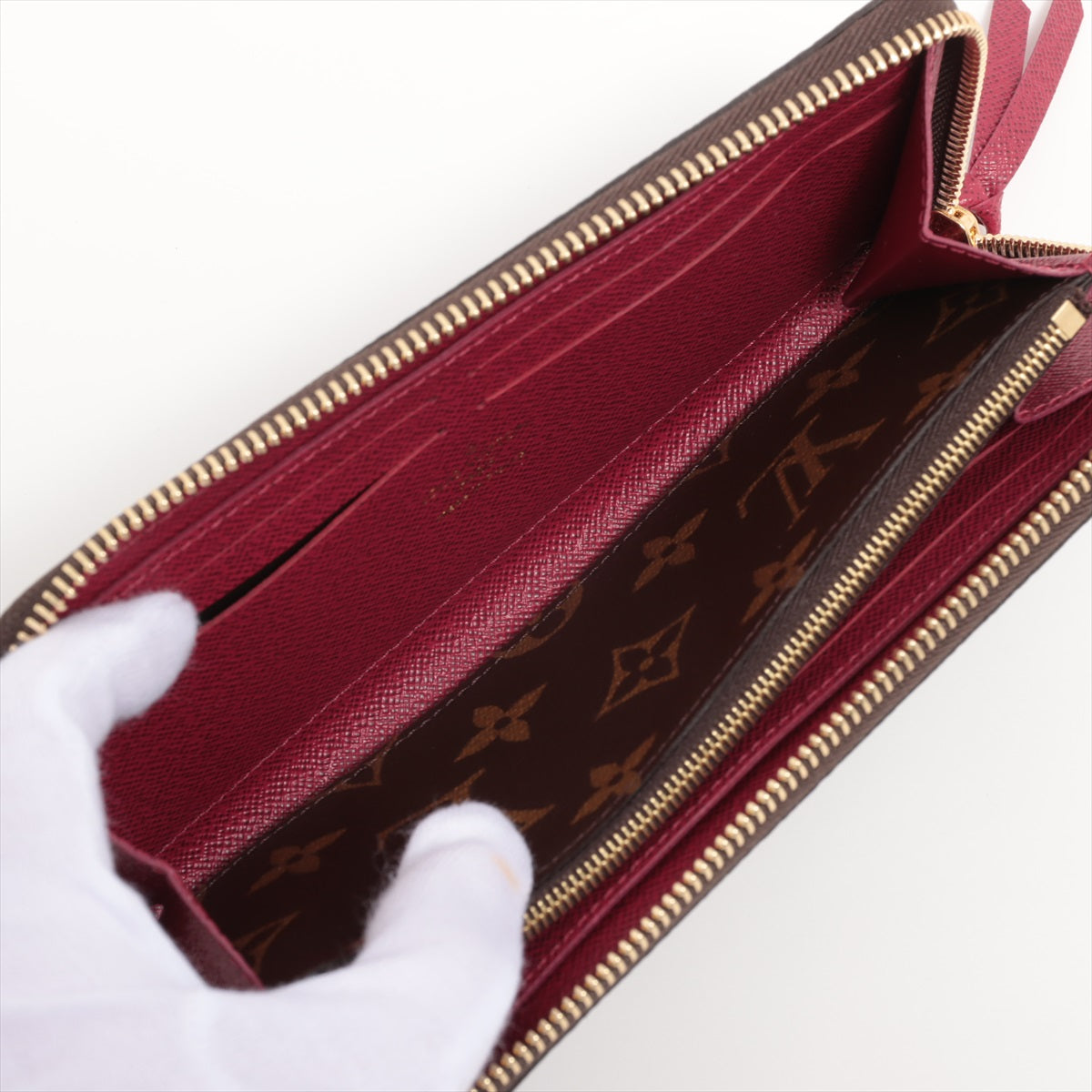 Louis Vuitton Monogram Portfolio Claimance M60742 Fushai Round  Wallet