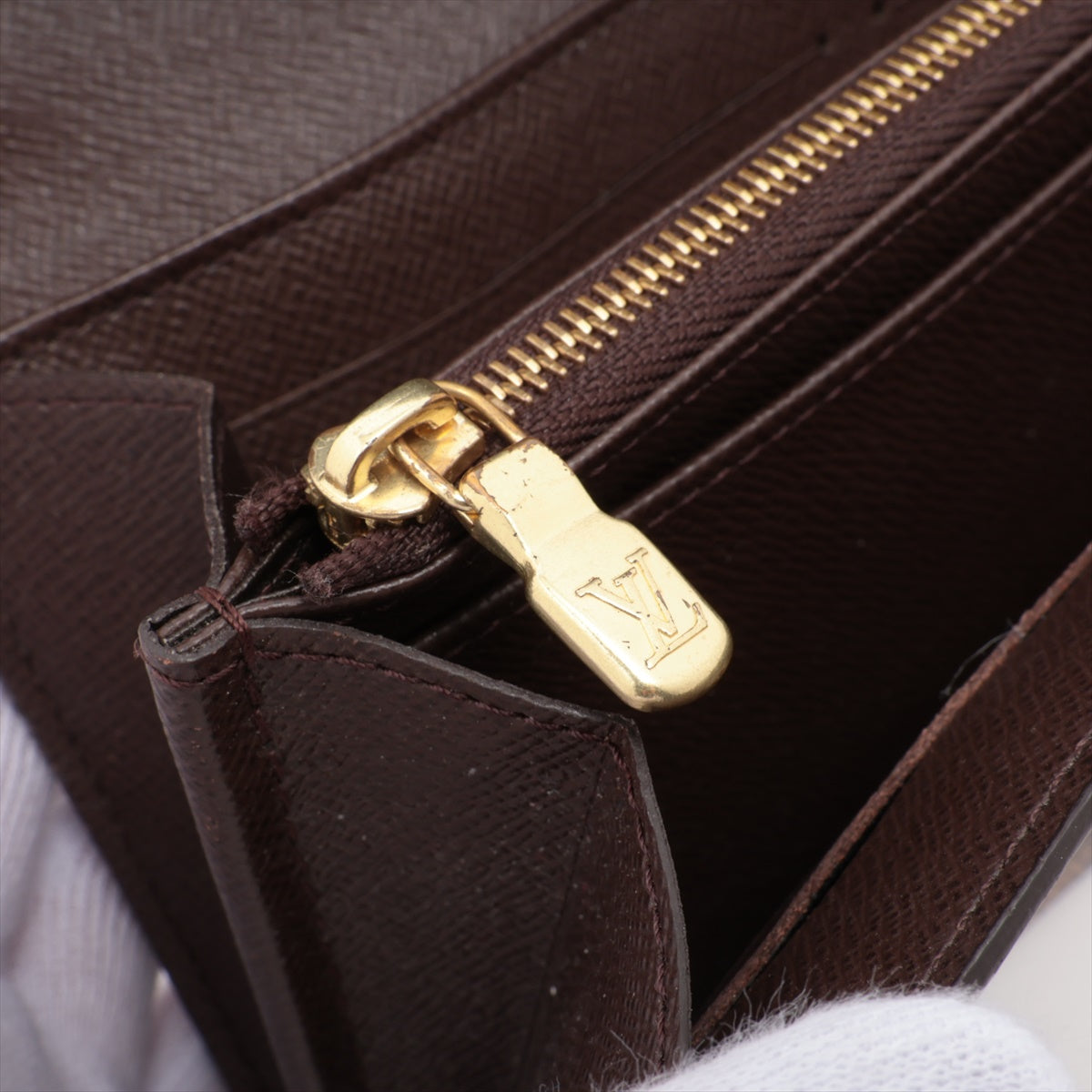 Louis Vuitton Damier Portefoliosara N63209 Brown Long Wallet