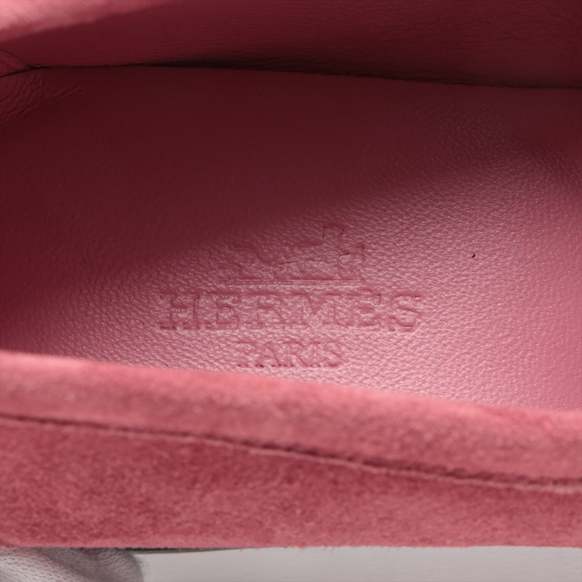 Hermes  Suede  35  Pink 221065Z Constance