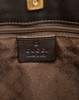 Gucci Sey Line  Handbag 0014231 Brown Multicolor Canvas Leather  Gucci