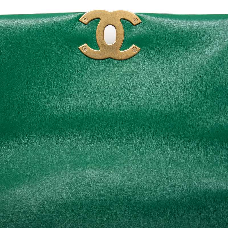 CHANEL 【CHANEL】 CHANEL 19 Matrasse 2w Chain Sder  Green (Gen  Silver Gold) Tote Bag  Start Bag  Bag Hybrid 【 Ship】 Netherlands Online