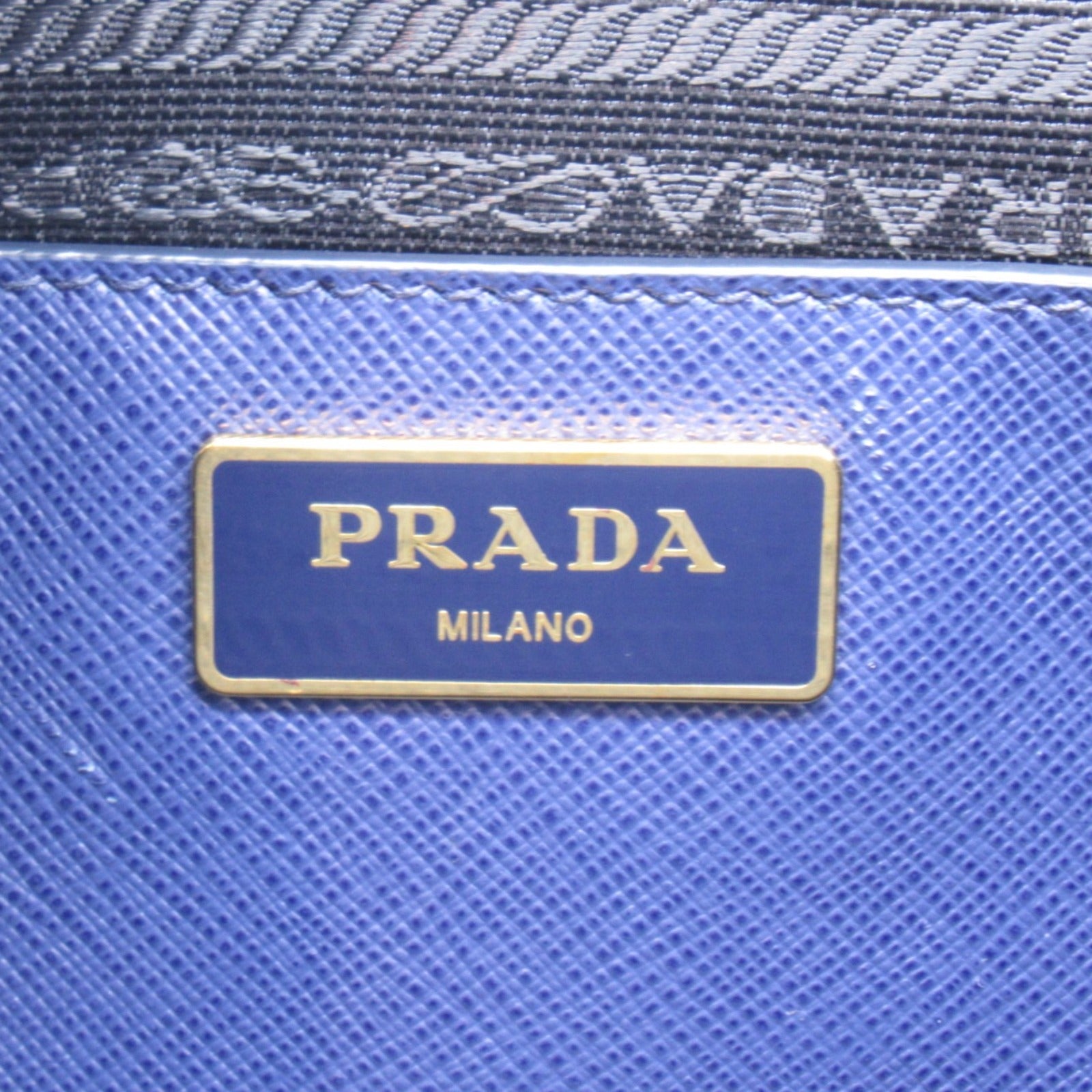 Prada 2w Handbag Handbag Handbag Sapphire Leather  Blue BN2558