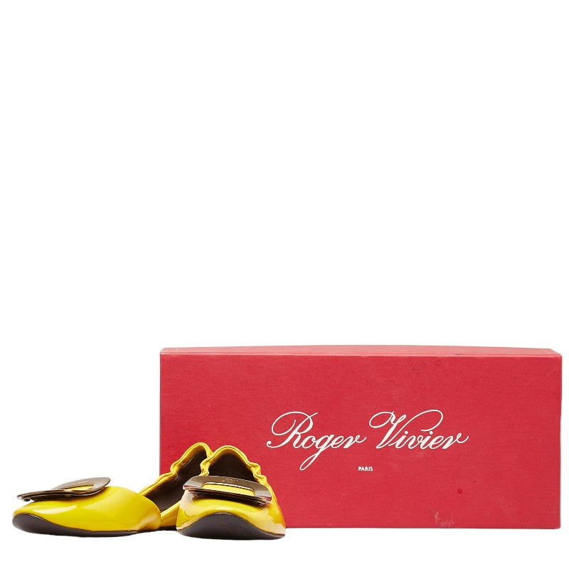 Roger Viviere Size 35 Yellow Emmeline