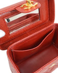CHANEL * 1991-1994 Shoulder Bag Micro Red Caviar