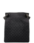 Gucci GG Canvas Swinged Shoulder Bag 120842 Black Canvas Leather  Gucci