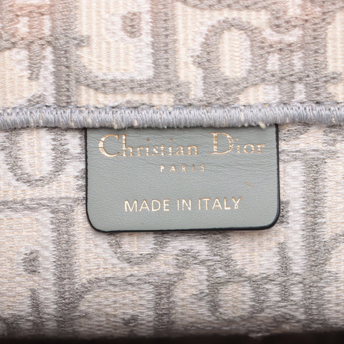 Christian Dior Book Tote Small Canvas  Bag Pink  Grey
