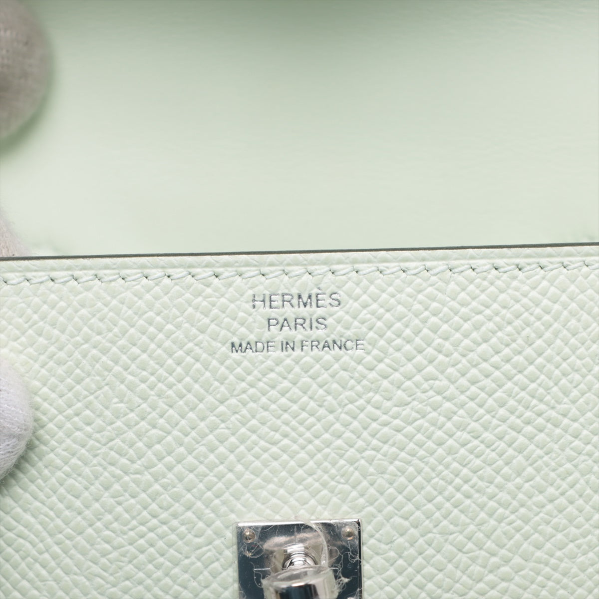 Hermes Keridur Pick Epsom Velfys Silver