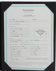 Tiffany Solitaire Diamond Ring Pt950 3.8g 0.41 F VS1 EX NONE NONE