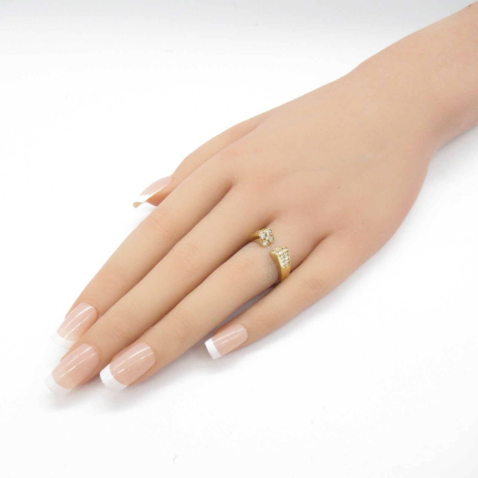 Jewelry Jewelry Diamond Ring Ring Ring Jewelry K18 (yellow g) Diamond  Clear Diamond 5.8g