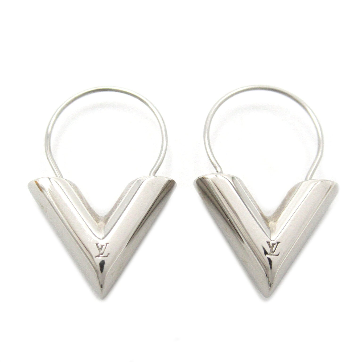 Louis Vuitton Louis Vuitton Essential V Earrings Piece Jewelry  Silver M63199
