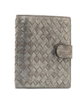 BOTTEGAVENETA Interlude two fed wallet compact wallet silver leather ladies BOTTEGAVENETA