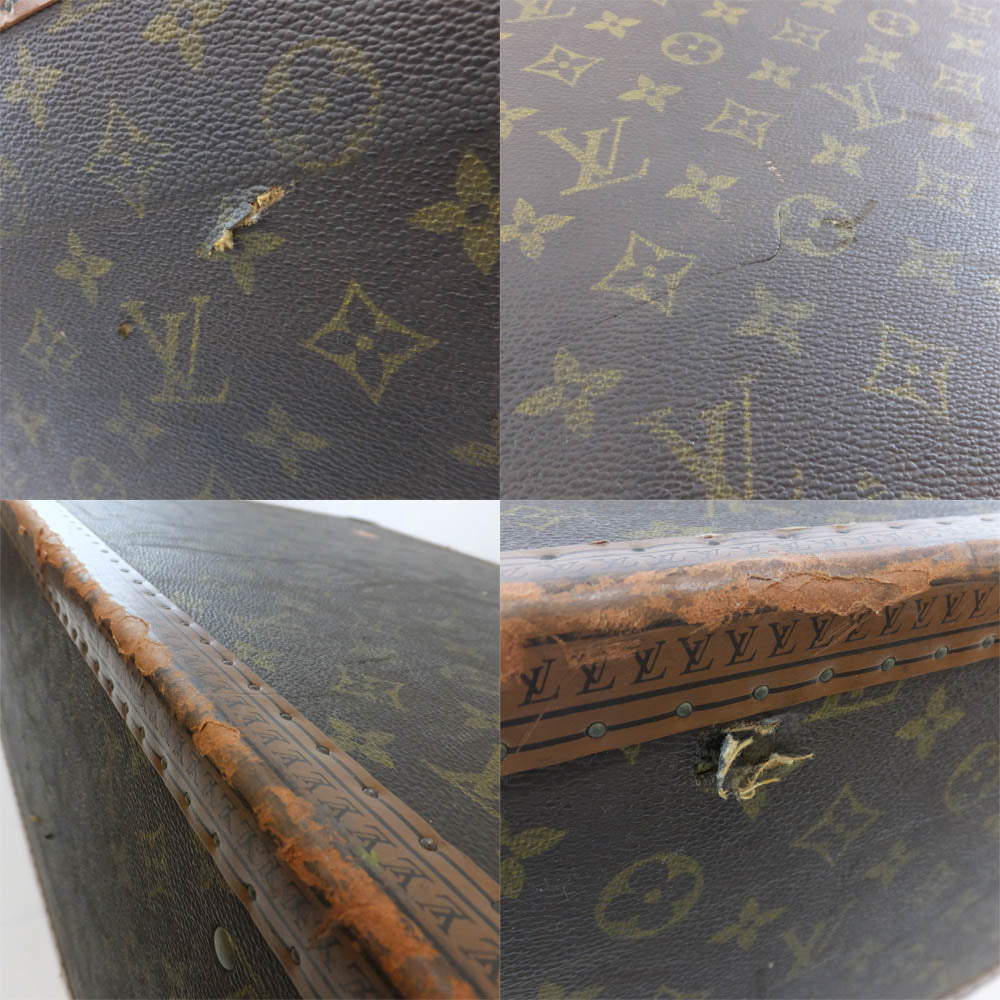 Louis Vuitton Alze - Le 60 Bagg Travel Bag M21228 Monogram Brown G Gold  Leather Tr Initial AT