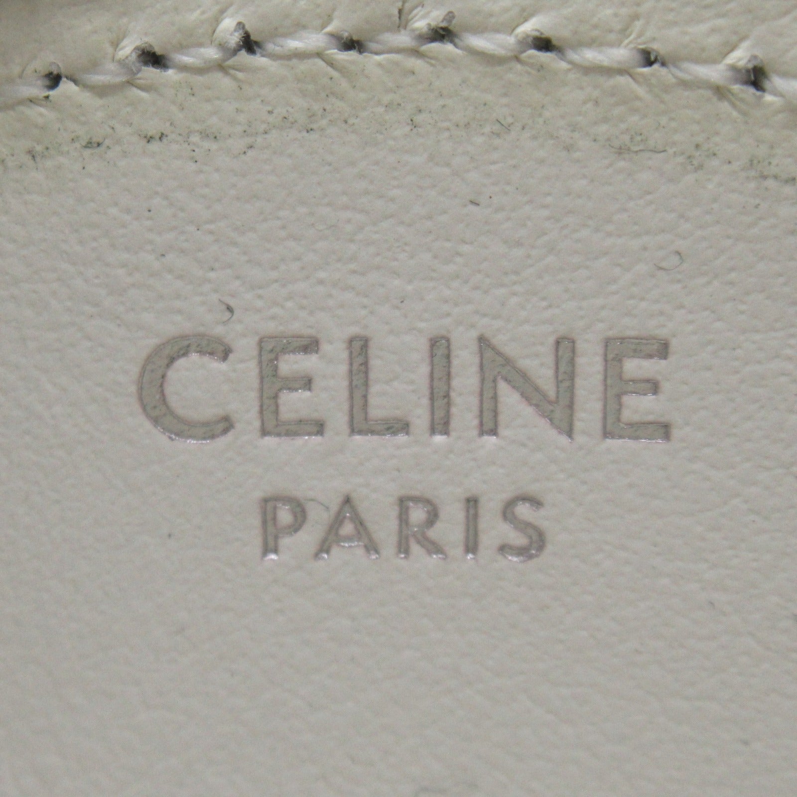Celine Celine f Coincase Coincase Wallet Leather  Silver Case