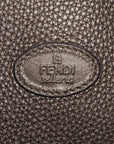 Fendi Selleria Sder Bag Metal Grey Leather  Fendi