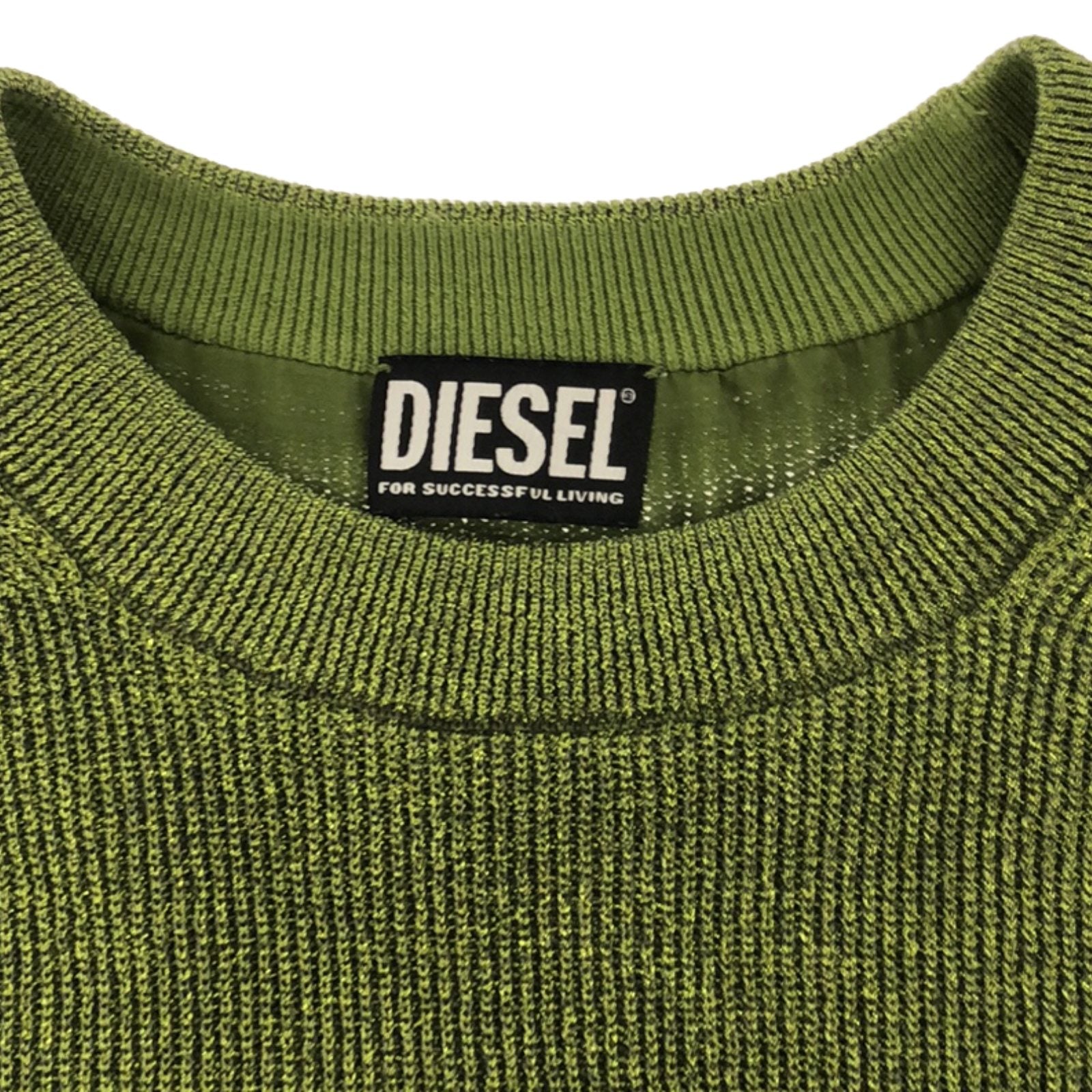 Diesel Diesel One Earrings One Piece Clothing Tops Polyester  Green