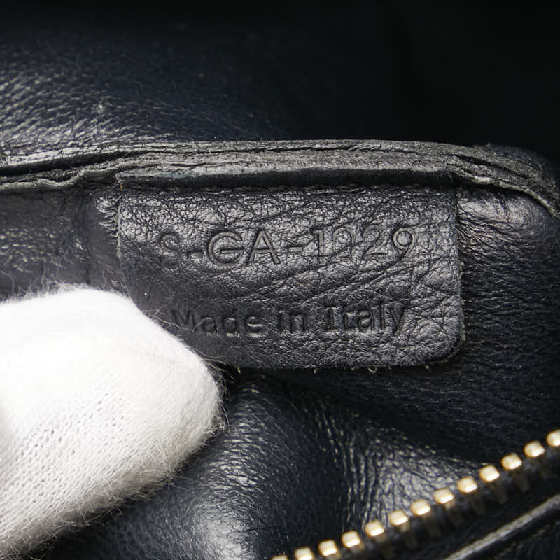 Celine Lugg Medium per Handbag Tote Bag Black Beige Leather   Celine