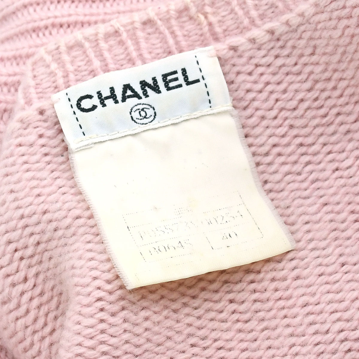 Chanel 1995 Fall shoe-motif cashmere jumper