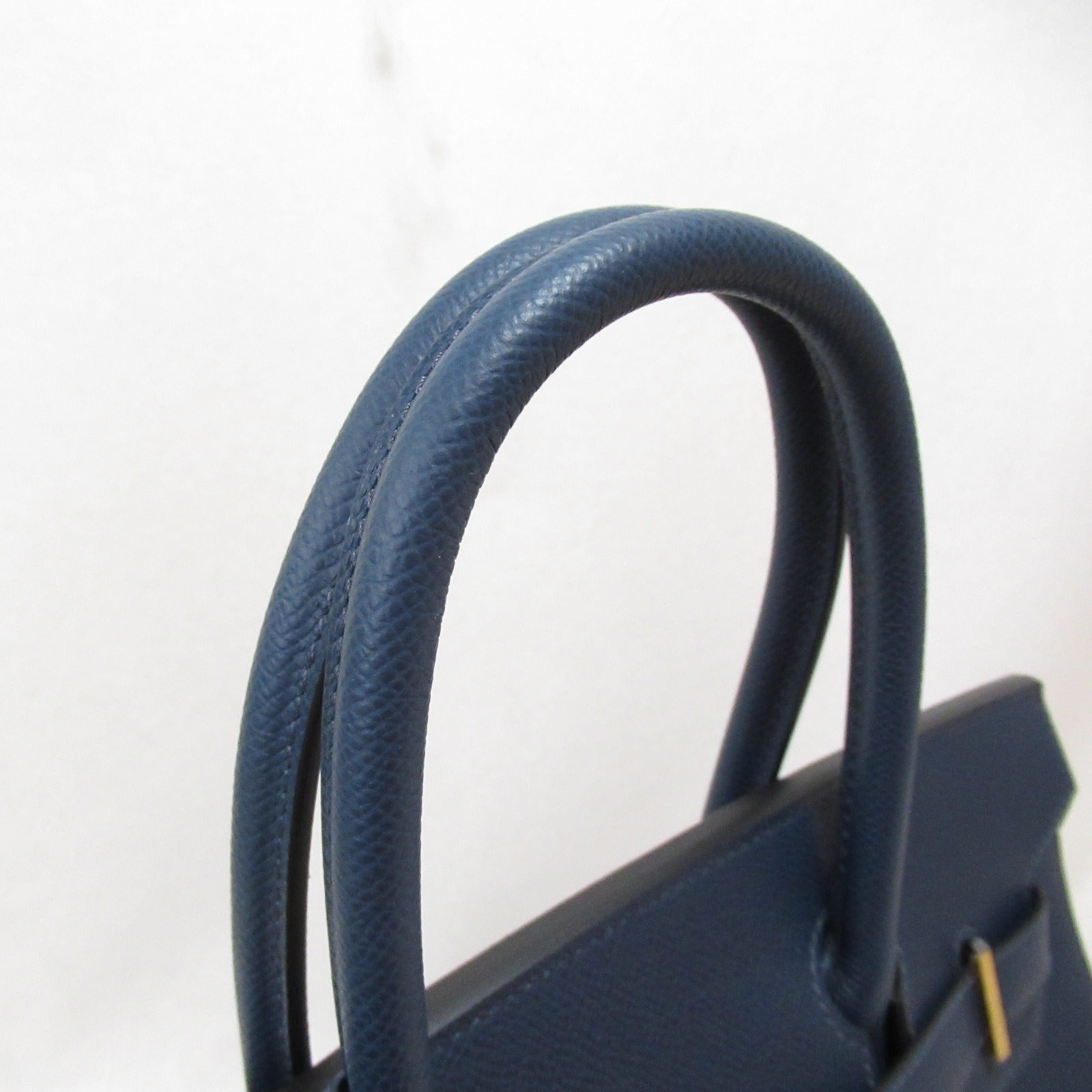 Hermes Hermes Birkincelliere 30  Handbag Handbag Handbag Leather Epsom  Blue