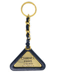 Chanel Gold Plate Key Chain Bag Charm 94P Small Good