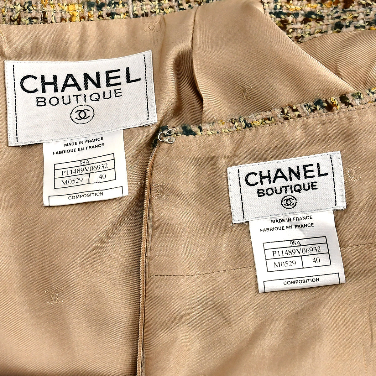 Chanel Fall 1998 jacket skirt suit 