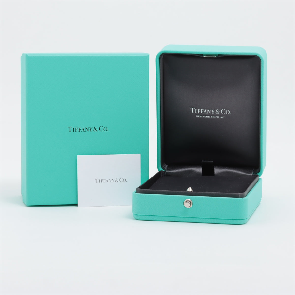 Tiffany T Smile Small Diamond Necklace 750 (YG) 2.2g