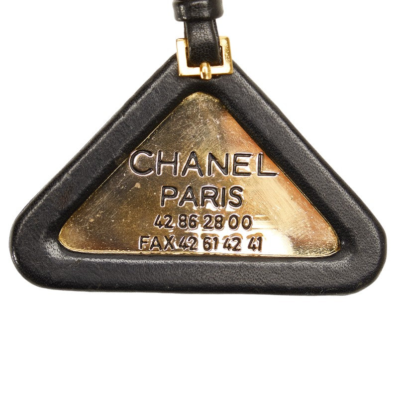 Chanel Matrases Coco Pushlock Chain Shoulder Bag Black  S  Chanel