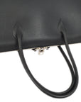 Hermes Black Vache Liegee Paris Bombay 50 Handbag