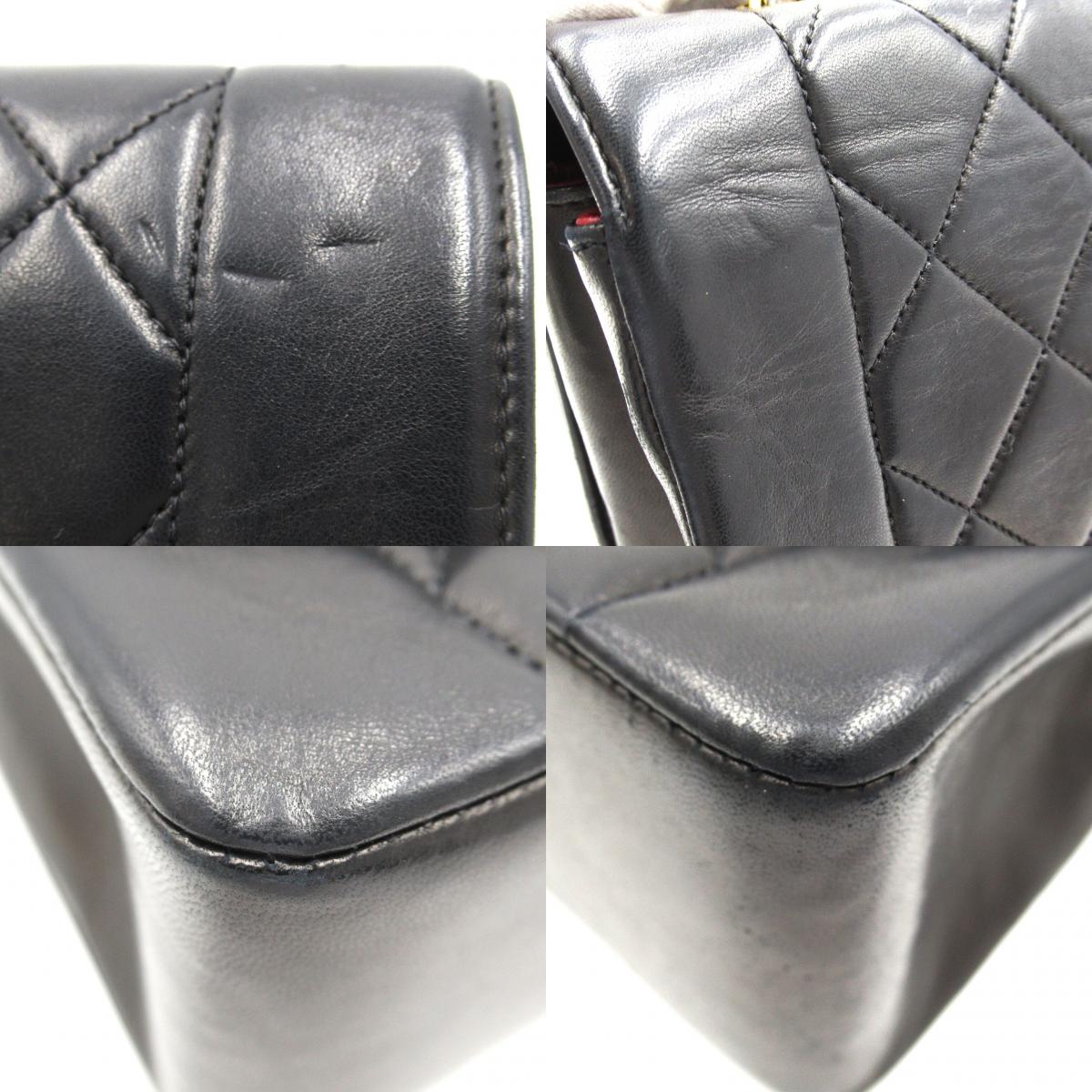 Chanel Chanel Diamond Flap Matrasse Chain Shoulder Bag  Black A01165