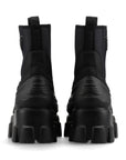 Prada Monolith Nylon x Laver Short Boots 36.5  Black Triangle Logo Re-Nylon Gabbazine