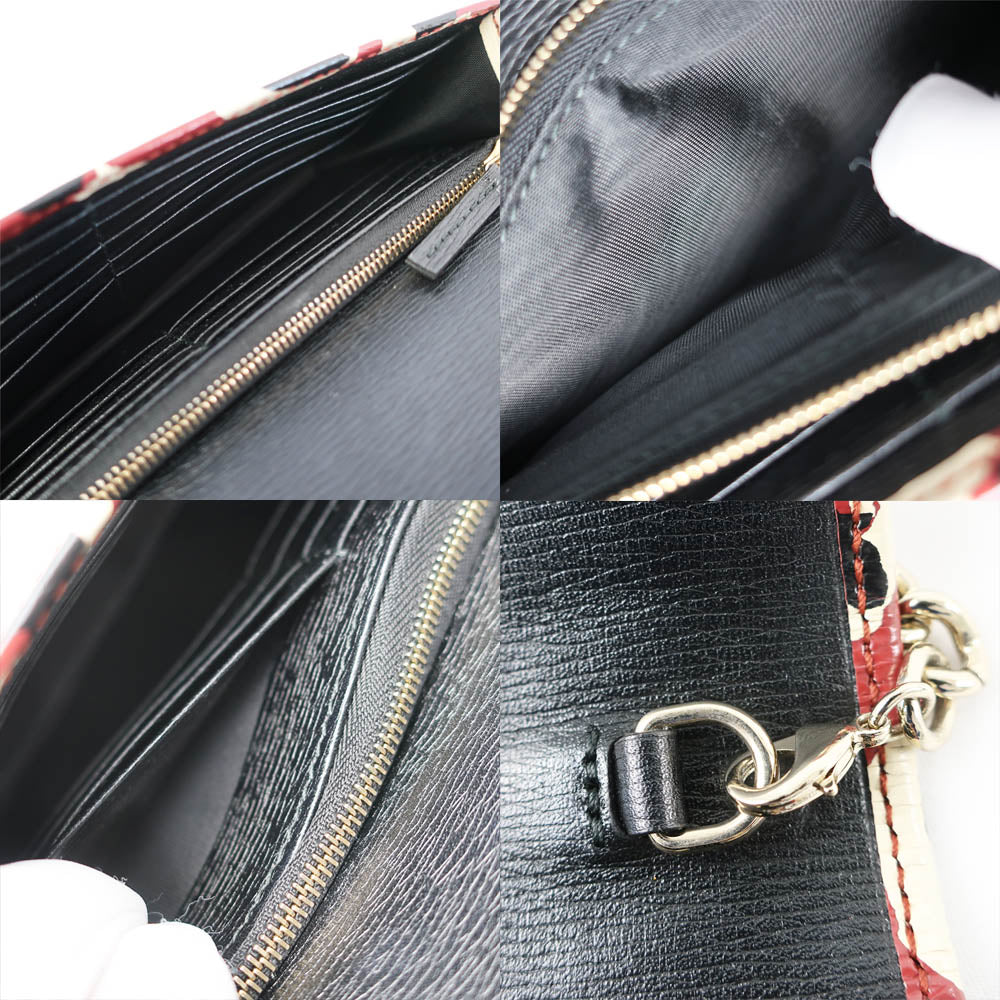 GUCCI Gucci GG Marmont Chain Sder Wallet Shoulder Bag Bordeaux White Black Champagne G Gold  Leopard Bag Wallet