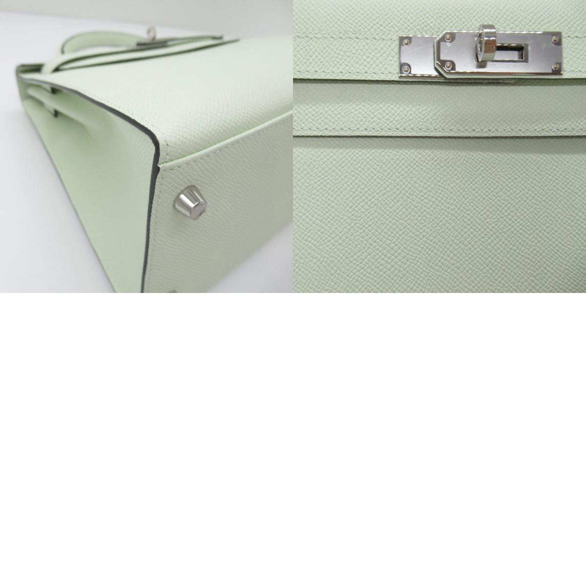 Hermes Kelly 28    Handbag Handbag Handbag Leather Epsom  Green