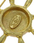 Chanel Rudder Brooch Pin 94P Artificial Pearl